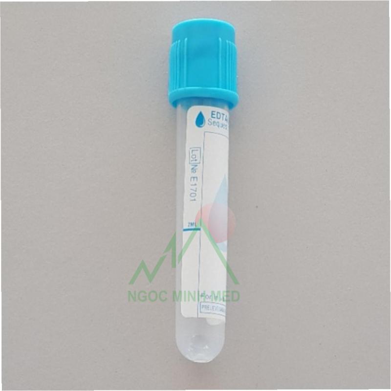 Ống nghiệm Edta nắp cao su