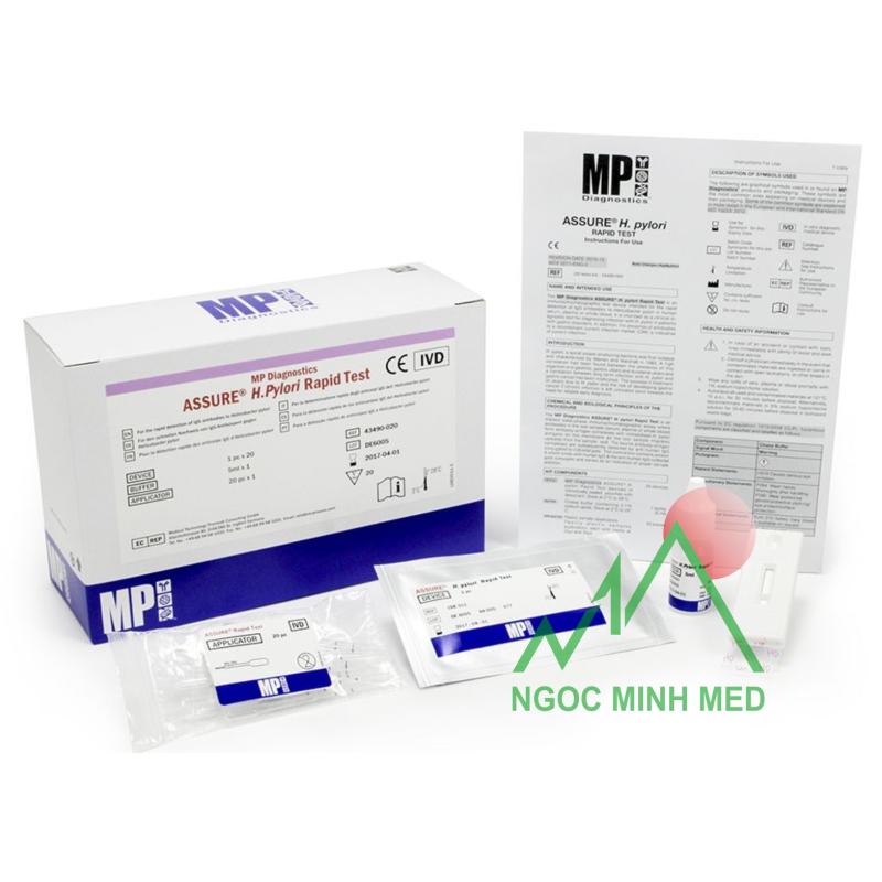 Test nhanh H.Pylori IgG dạng CIM 3 vạch