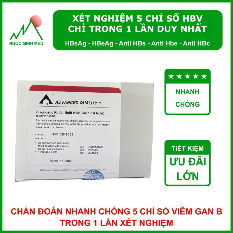 Test nhanh thử combo HBV 5 chỉ số