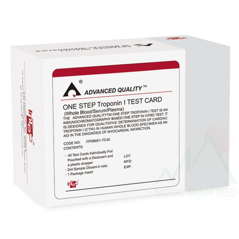 Test nhanh Troponin I (Nhồi máu cơ tim)