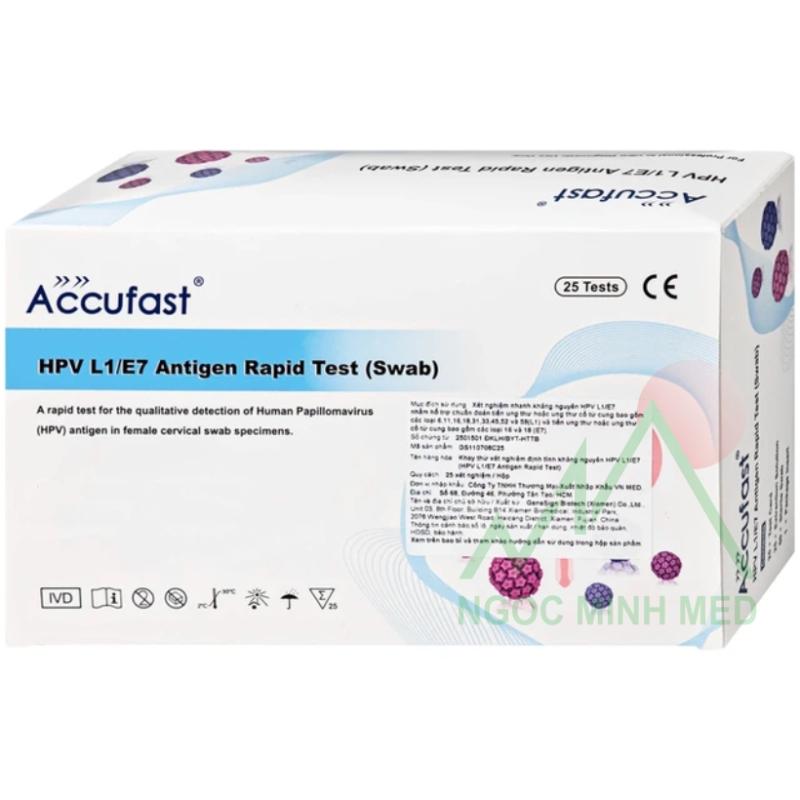 Test nhanh xét nghiệm HPV tại nhà
